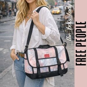 Free People bag messenger bag work school travel laptop bag crossbody college